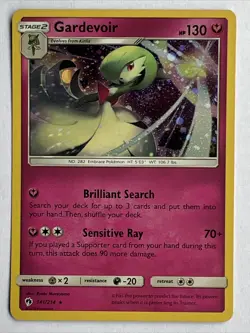 Gardevoir 141/214 Lost Thunder Cosmos Holo Rare Pokemon Trading Card 2018 NM-MT - Image 3