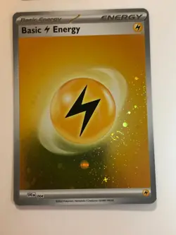 Pokemon Card 151 SVE Holographic Lightning Energy w 1 Swirl 004 NM - Image 1