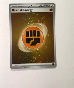 Pokemon Card 151 SVE Holographic Fighting Energy w 4 Swirl 006 NM - Image 1