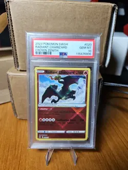 2023 Pokemon Swsh Radiant Charizard Crown Zenith #20/159 PSA 10 GEM MINT - Image 1