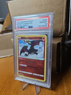 2023 Pokemon Swsh Radiant Charizard Crown Zenith #20/159 PSA 10 GEM MINT - Image 4
