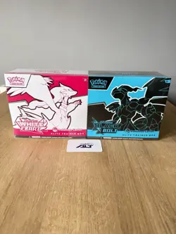 Pokemon Centre  PKC Black Bolt & White Flare ETB Elite Trainer Box - Sealed ✅ - Image 1