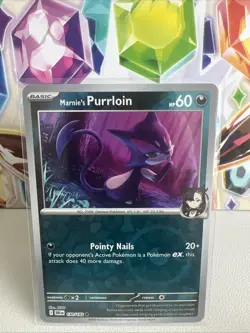 Marnie’s Purrloin 130/182 Reverse Holo Common - Pokémon TCG Destined Rivals NM - Image 3