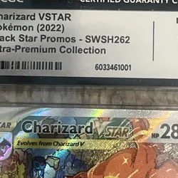 2022 POKEMON SWSH BLACK STAR PROMO #262 FULL ART CHARIZARD VSTAR CGC 9 MINT - Image 9