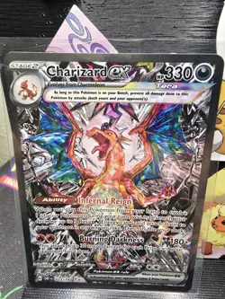 Pokemon Charizard ex 223/197 Sv03 Obsidian Flames HoloFull Art, NM Centered 🔥 - Image 8