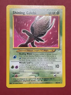 Shining Celebi Pokémon (2002) Neo Destiny Unlimited Holo 106/105 - Image 1