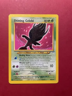 Shining Celebi Pokémon (2002) Neo Destiny Unlimited Holo 106/105 - Image 6