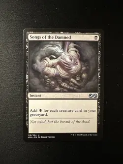 Songs of the Damned 115/254 Ultimate Masters NM MTG Card - Image 1