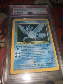 Pokemon 1999 Articuno 2/62 Holo Rare Fossil PSA 6 - Image 1