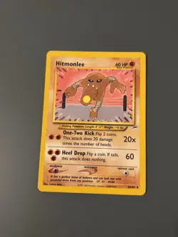 Pokemon TCG 2002 Neo Destiny Set: Hitmonlee 42/105 Non-Holo Uncommon Card - LP - Image 1