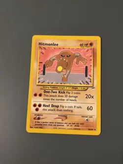 Pokemon TCG 2002 Neo Destiny Set: Hitmonlee 42/105 Non-Holo Uncommon Card - LP - Image 11