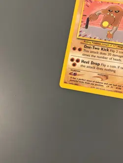 Pokemon TCG 2002 Neo Destiny Set: Hitmonlee 42/105 Non-Holo Uncommon Card - LP - Image 14