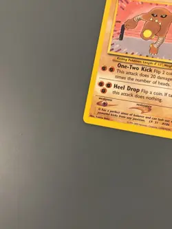 Pokemon TCG 2002 Neo Destiny Set: Hitmonlee 42/105 Non-Holo Uncommon Card - LP - Image 4