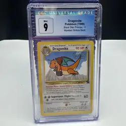 Dragonite Pokémon (1999) Black Star Promo - 5 - Mewtwo Strikes Back - CGC 9 MINT - Image 3