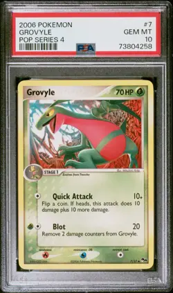 PSA 10 Grovyle Pop Series 4 Promo POP 5 Pokemon 2006 Mint Rare - Image 3