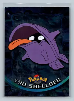 Pokemon - Shellder #90 - Chrome - Topps  2000 TV Animation Edition - Image 3