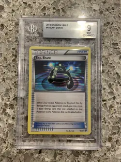 2012 Pokemon - Exp. Share - Dragon Vault - BGS 9 Mint - Image 1