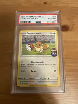Eevee on the Ball - (Pokemon Futsal) 002/005 Miscellaneous Cards & Products Regular - Image 2