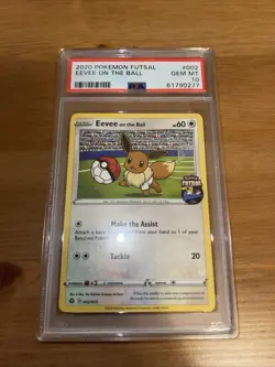 Eevee on the Ball - (Pokemon Futsal) 002/005 Miscellaneous Cards & Products Regular - Image 8