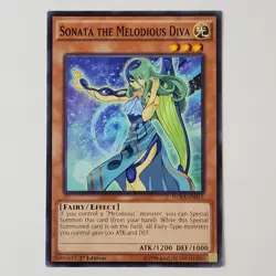 Sonata the Melodious Diva - DUEA-EN015 - NM - Common - 1st ed - Yugioh - Image 1