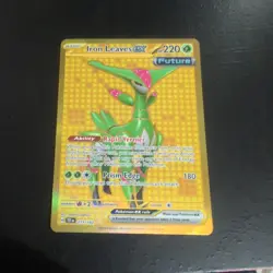 Iron Leaves EX 213/162 Sv05: Temporal Forces Hyper Rare Pokémon TCG Mint - Image 3