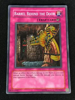 YUGIOH BARREL BEHIND THE DOOR PGD-095 SUPER (NM) - Image 1