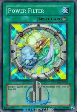 Yugioh TDGS-EN058 Power Filter Super Rare UNL Edition NM - Image 1