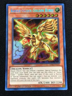 Yugioh Kaiser Glider Golden Burst LDS3-EN136 Secret(NM) - Image 1