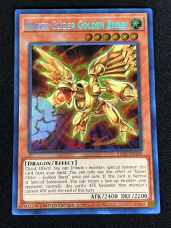 Yugioh Kaiser Glider Golden Burst LDS3-EN136 Secret(NM) - Image 2