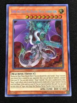 Yugioh Super Anti-Kaiju War Machine Mechanics Thunder King SAST-EN081 Secret(NM) - Image 1