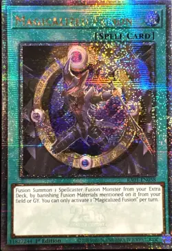 Magicalized Fusion - RA01-EN058 Quarter Century Secret Rare 1st Edition YuGiOh - Image 1