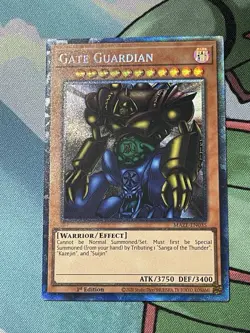 Gate Guardian CR MAZE-EN035 Maze of Memories Collector Rare Yugioh Yu Gi Oh - Image 1