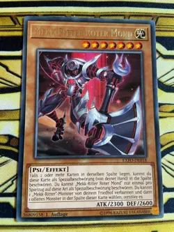 Yugioh MEKK KNIGHT RED MOON EXFO-EN018 RARE - Image 2