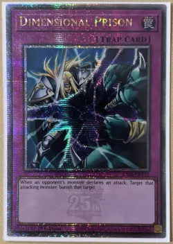 Yu-Gi-Oh! Dimensional Prison RA04-EN132 Quarter Century Secret Rare 1st Ed - Image 2