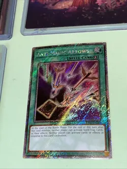 Anti-Magic Arrows Yugioh RA03-EN264 Platinum Secret Rare PSR NM - Image 1