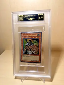 Yugioh / Elemental Hero Wildheart / GSE-EN001 / Limited Ed / AP 8.5 / Misprint - Image 2