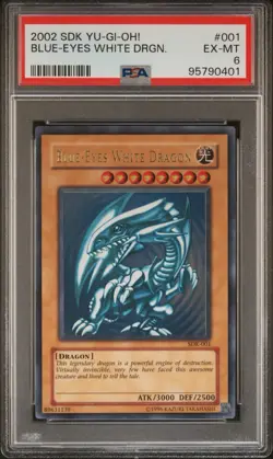 Dark Magician SDY 006 & Blue Eyes White Dragon SDK 001 PSA 8, 6 Sequential - Image 7