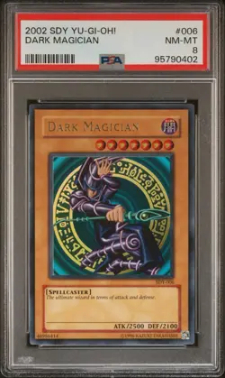Dark Magician SDY 006 & Blue Eyes White Dragon SDK 001 PSA 8, 6 Sequential - Image 9