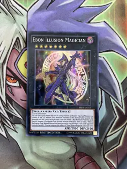 SHVI-ENSE1 Ebon Illusion Magician Super Rare Limited Edition NM Yugioh Card - Image 3