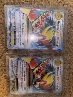 PokÃ©mon TCG Mega-Pidgeot-EX Evolutions Holo Holo Rare Card 65/108   (2X) - Image 1