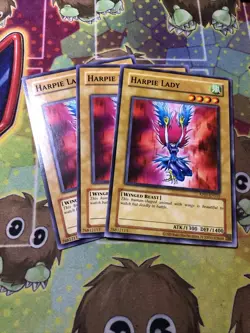 YU-GI-OH! TCG Harpie Lady x3 New - PlaySet Rp01-en025 Retro Pack Fresh English! - Image 1