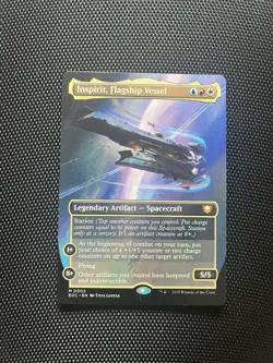 Inspirit, Flagship Vessel #2 (Borderless Regular) MtG: Edge Of Eternities - Image 1
