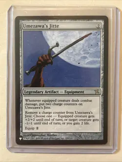 MTG Magic the Gathering Card LP - Umezawaâ€™s Jitte - Image 1