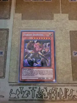 YUGIOH TCG FABLED DIANAIRA HA04-EN043 SECRET UNLIMITED EDITION NM - Image 2