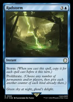 1x Radstorm - Surge Foil NM-Mint, English Universes Beyond: Fallout MTG Magic - Image 1