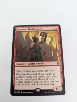 Rundvelt Hordemaster - Dominaria United 142 - Regular Rare MTG - Image 1