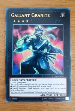 Yu-Gi-Oh! | Gallant Granite | CHIM-EN036 Ultra Rare | Unlimited Ed | NM - Image 1