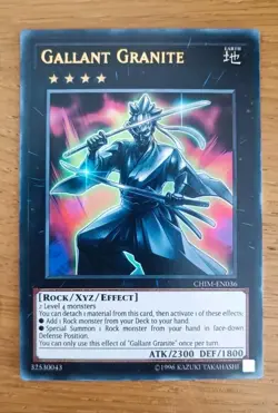 Yu-Gi-Oh! | Gallant Granite | CHIM-EN036 Ultra Rare | Unlimited Ed | NM - Image 3
