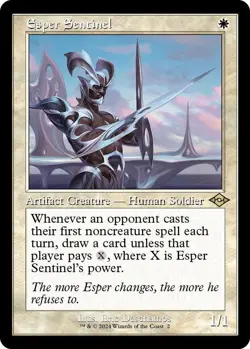 MTG Esper Sentinel Modern Horizons 2 Timeshifts Retro Frame - Image 1