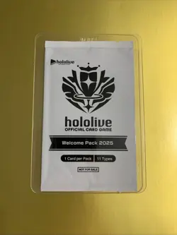 HOLOLIVE TCG Official Card Game PROMO Welcome Pack 2025 Anime Expo AX 2025 - Image 1